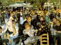 Le moulin de la Galette di Auguste Renoir