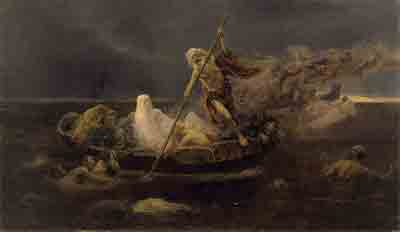La barca de Caront, Josep Benlliure Gil, Museu de Belles Arts de València