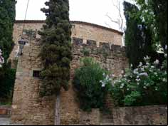 Muro del castello di pubol