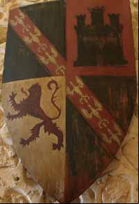escudo Castilla y Leon en el Alcazar de Segovia